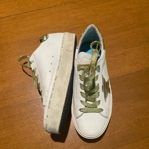 Golden goose hi star platform sneakers